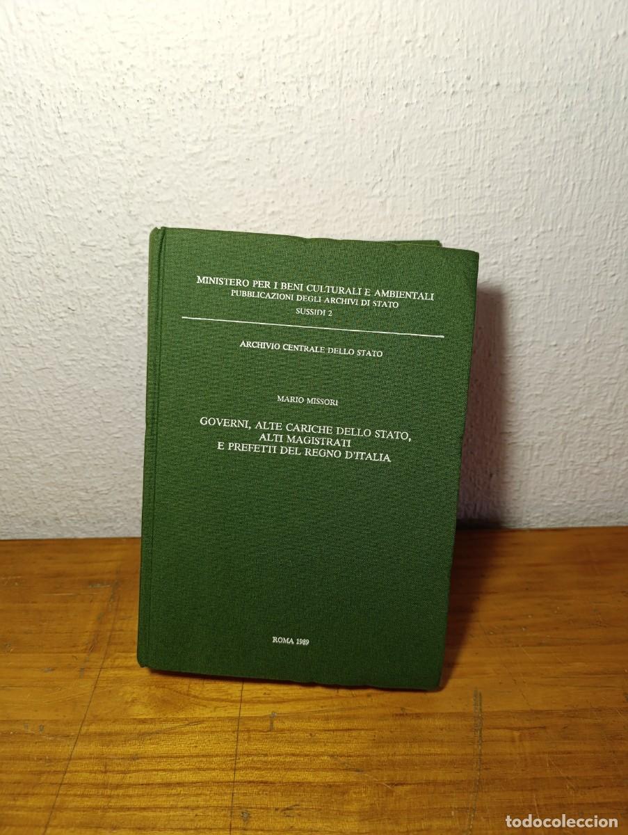 Livres: Governi, alte cariche Regno d'Italia - Missori