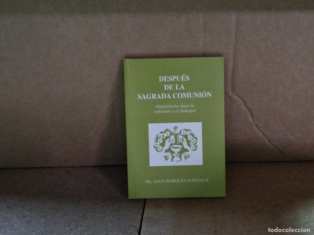 Libros: DESPUES DE LA SAGRADA COMUNI&Ograve;N. SUGERENCIAS PARA LA REFLEXION Y EL DIALOGO.