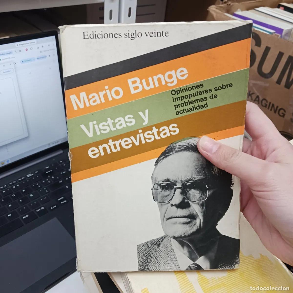 books: Vistas y entrevistas (det.) - Mario Bunge