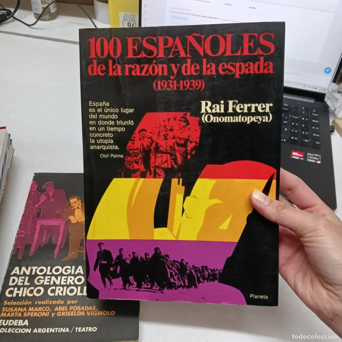 books: 100 espa&ntilde;oles de la razon y de la espada - Rai Ferrer