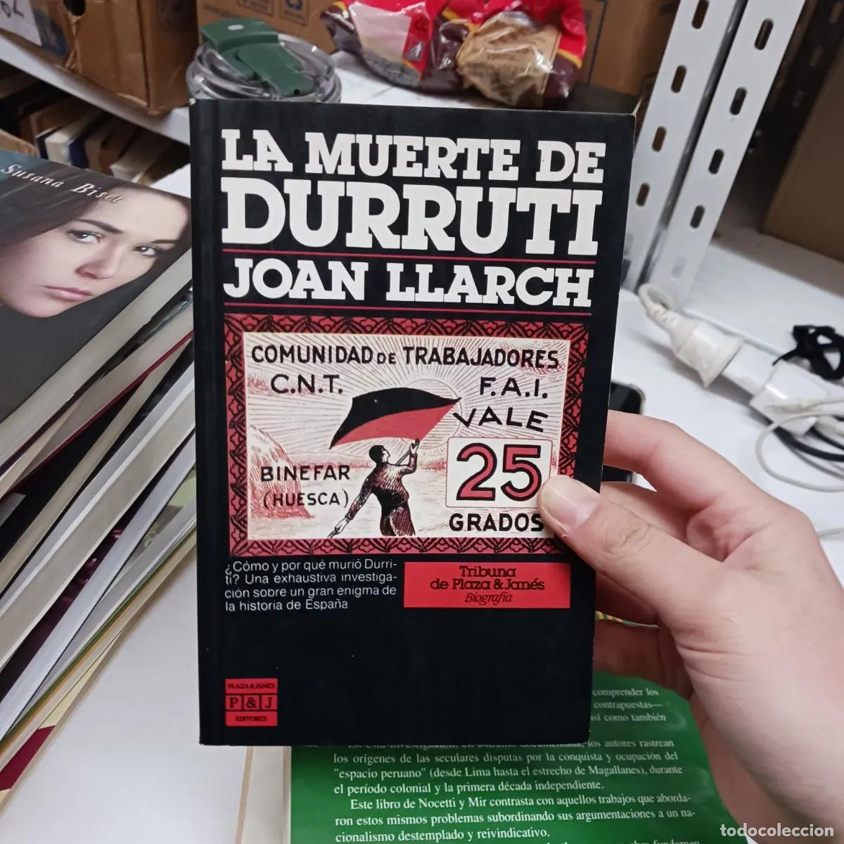 Libros: La muerte de Durrutti - Joan Llarch - Foto 1