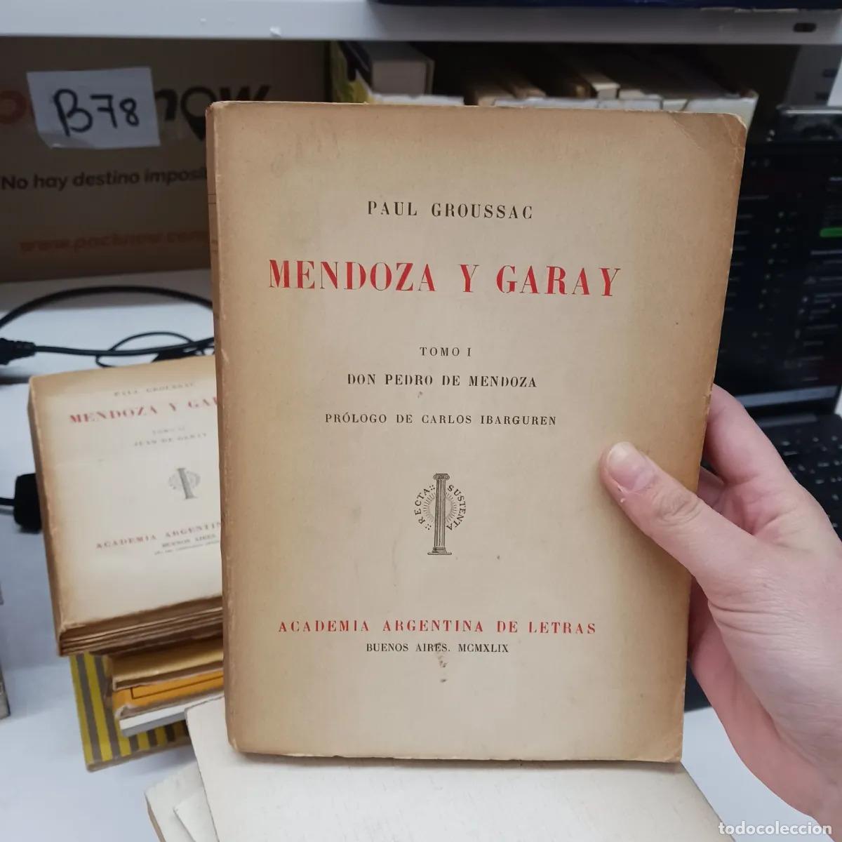 B&uuml;cher: Mendoza y Garay 1 (det.) - Paul Groussac