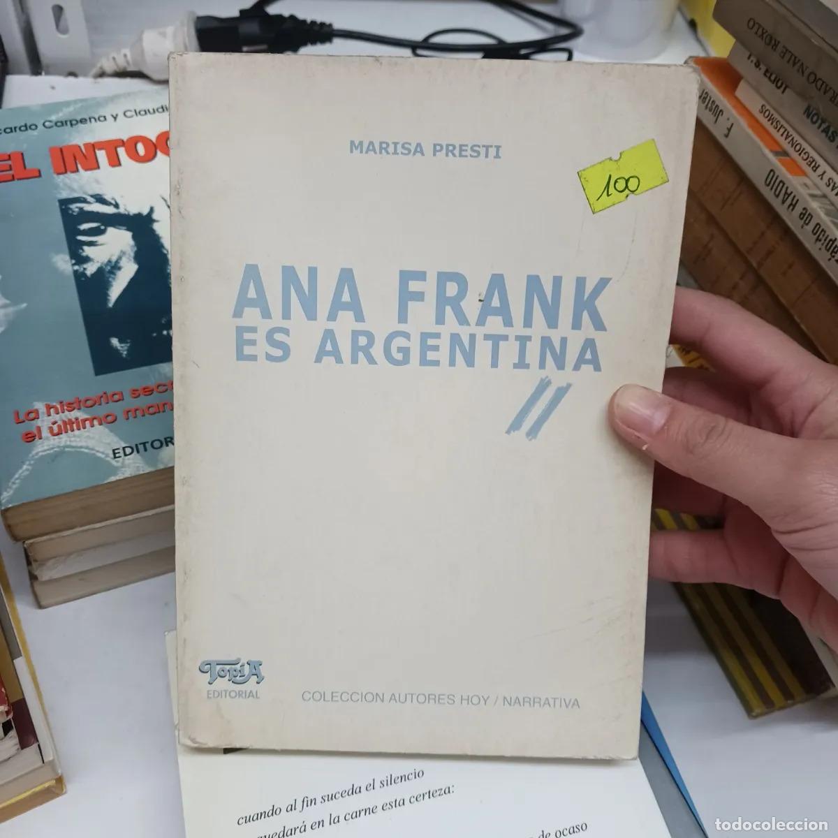 Libros: Ana Frank es argentina - Marisa Presti