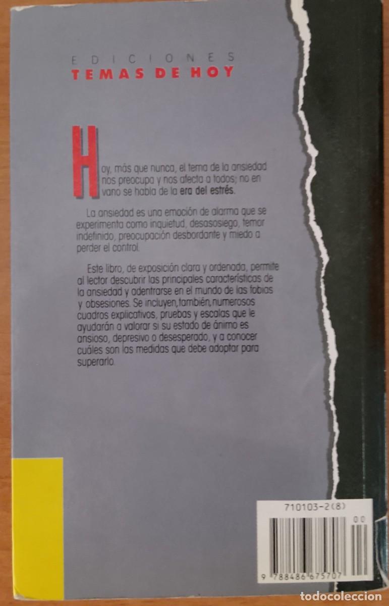 Libros: La ansiedad. Enrique Rojas. - Foto 2
