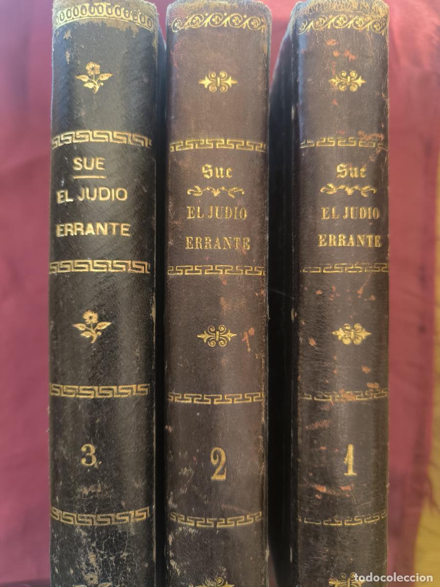 Libros: El jud&iacute;o errante (3 tomos) - Eugenio Sue - Foto 4