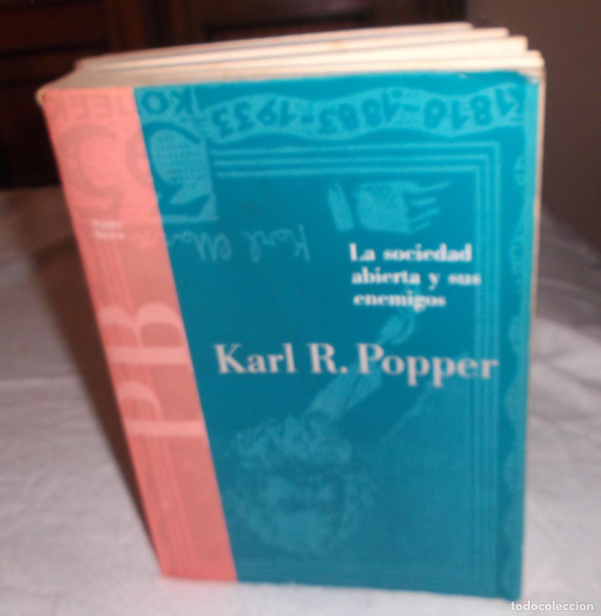 Libros: La sociedad abierta y sus enemigos Karl R. Popper a&ntilde;o 1991