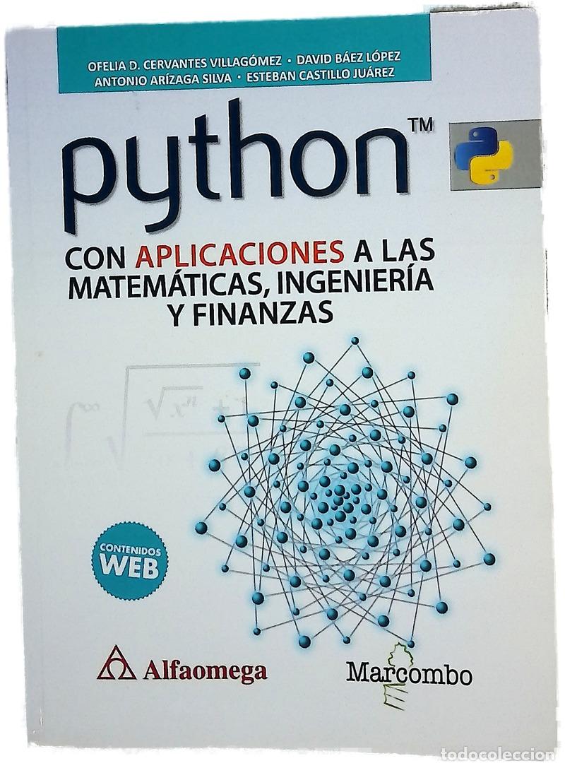 Libros: Python con aplicaciones a las matem&aacute;ticas, ingenier&iacute;a y finanzas