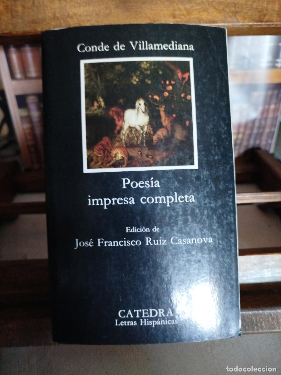 Libros: Poes&iacute;a impresa completa - Villamediana, Juan de Tassis y Peralta, Conde de (1582-1622)