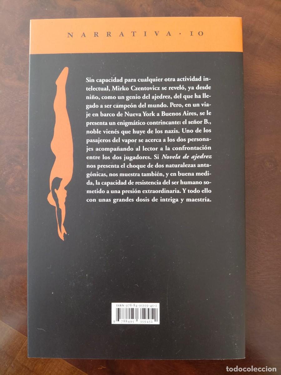 Libros: NOVELA DE AJEDREZ. Stefan Zweig - Foto 2