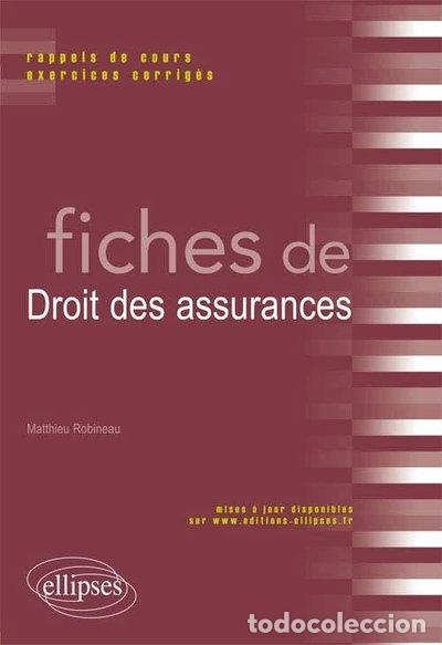 B&uuml;cher: Fiches de droit des assurances- 9782340006355