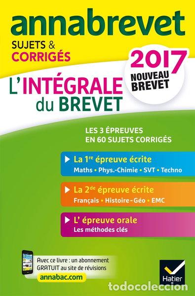 books: Annales Annabrevet 2017 L'int&eacute;grale du nouveau brevet 3e- 9782218998508