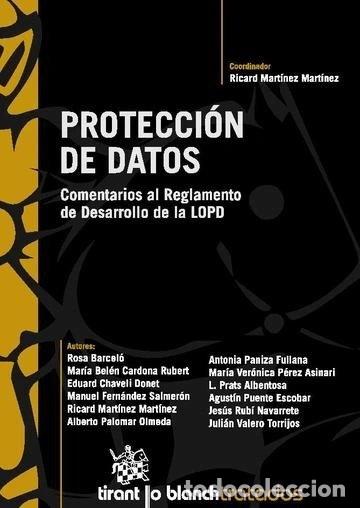 books: Protecci&oacute;n de datos Comentarios al Reglamento de Desarrollo de la LOPD- 9788498763560