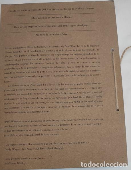 Libros: EL ULTIMO VUELO DE POXL WEST, RARA EDICION, PENGUIN - Foto 5