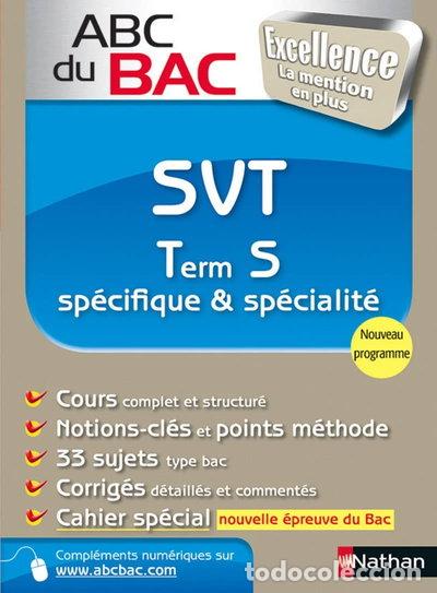 Libros: ABC du BAC Excellence SVT Term S sp&eacute;cifique & sp&eacute;cialit&eacute;- 9782091884486