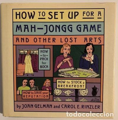 Libros: How to Set-Up for a Mah-Jongg Game and Other Lost Arts- 9780671554286