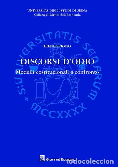 Libros: Discorsi d'odio. Modelli costituzionali a confronto- 9788814228322