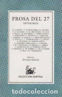 Libros: Prosa del 27- 9788423975044