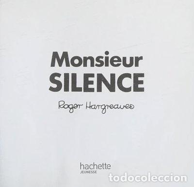 Libros: Monsieur Silence- 9782012248021