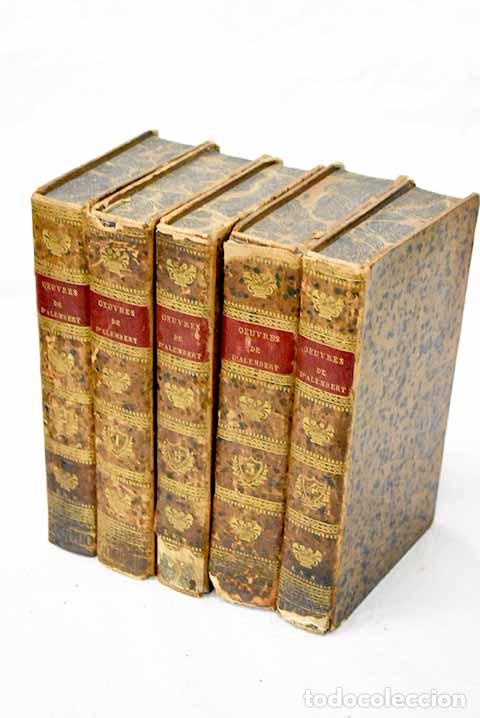 B&uuml;cher: Oeuvres de D Alembert.- Alembert, Jean le Rond d