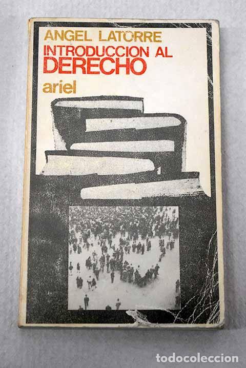 books: Introducci&oacute;n al derecho.- Latorre, &Aacute;ngel