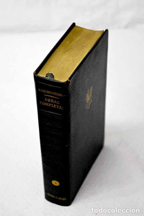 books: Obras completas, tomo I.- Van der Meersch, Maxence