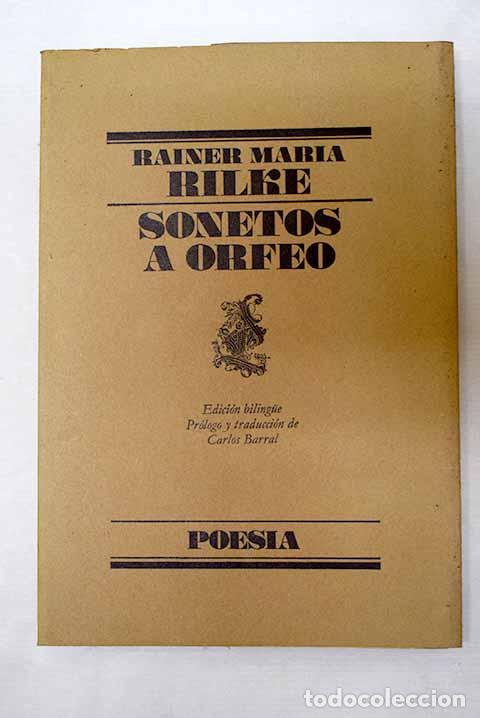 B&uuml;cher: Sonetos a Orfeo: Rilke, Rainer Maria.- Rilke, Rainer Maria