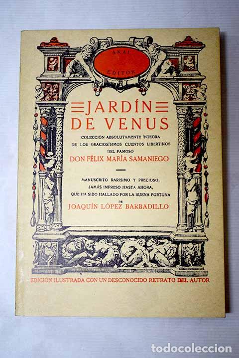 B&uuml;cher: Jardin de Venus: Samaniego, F&eacute;lix Mar&iacute;a de.- Samaniego, F&eacute;lix Mar&iacute;a de