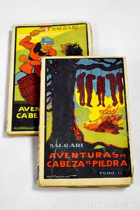Libros: Aventuras de Cabeza de Piedra.- Salgari, Emilio