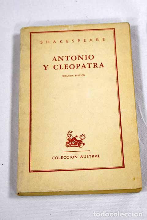 books: Antonio y Cleopatra: Shakespeare, William.- Shakespeare, William