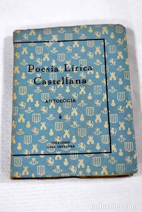 books: Poes&iacute;a l&iacute;rica castellana
