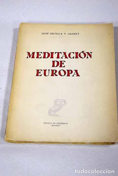Livros em segunda m&atilde;o: Meditaci&oacute;n de Europa.- Ortega y Gasset, Jos&eacute;