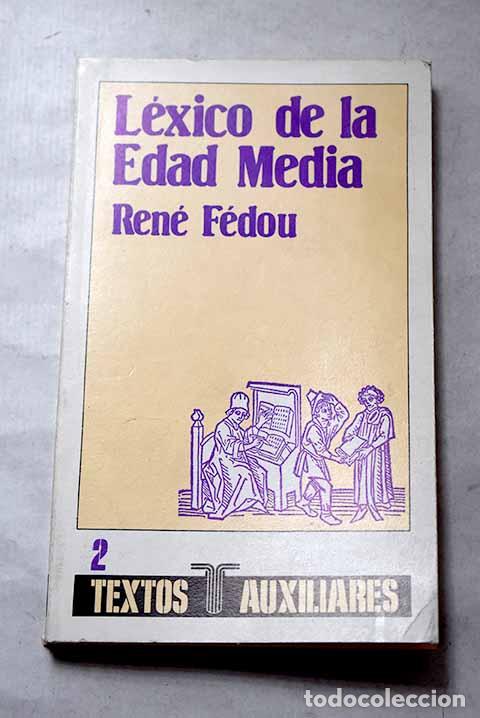 Libros: L&eacute;xico hist&oacute;rico de la Edad Media