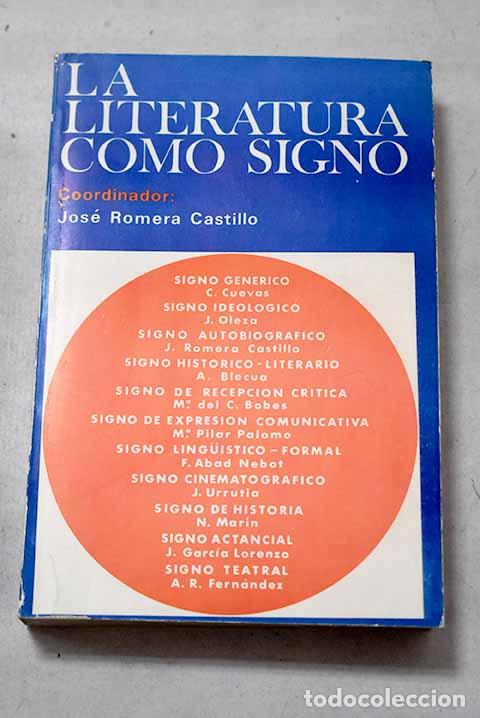 Libros: La literatura como signo