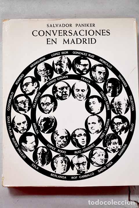Libros: Conversaciones en Madrid.- P&aacute;niker, Salvador