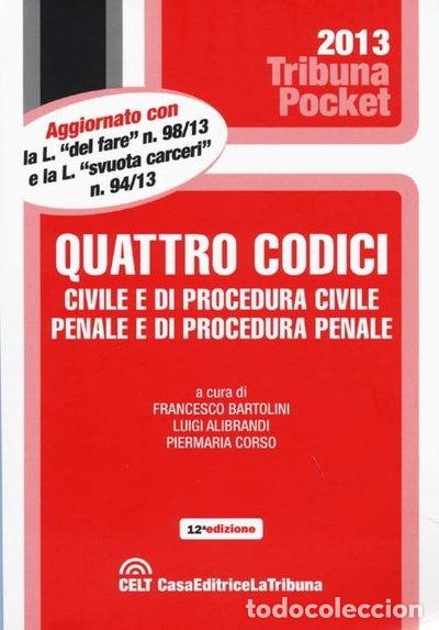 books: Quattro codici. Civile e di procedura civile, penale e di procedura penale- 9788866893677