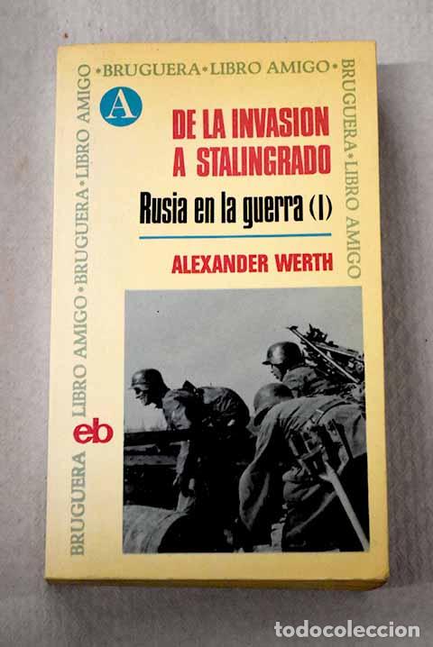 Livres: Rusia en la guerra (1941-1945), tomo I.- Werth, Alexander