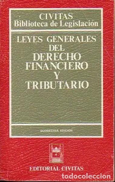 Livres: Leyes Generales del Derecho Financiero y Tributario- 9788473987950