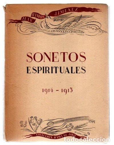 books: Sonetos espirituales 194-1915 - Jim&eacute;nez, Juan Ram&oacute;n