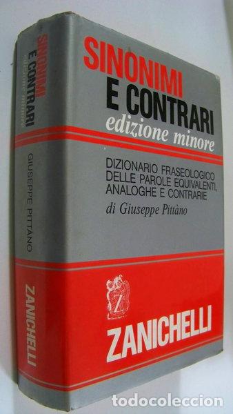 Livros em segunda m&atilde;o: Sinonimi e Contrari Edizione Minore- 9788808051905