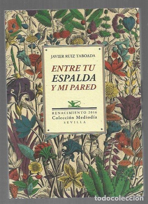 Libros: ENTRE TU ESPALDA Y MI PARED - RUIZ TABOADA, JAVIER - Foto 1