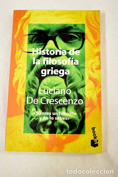 Libros: Historia de la filosof&iacute;a griega- 9788432215209