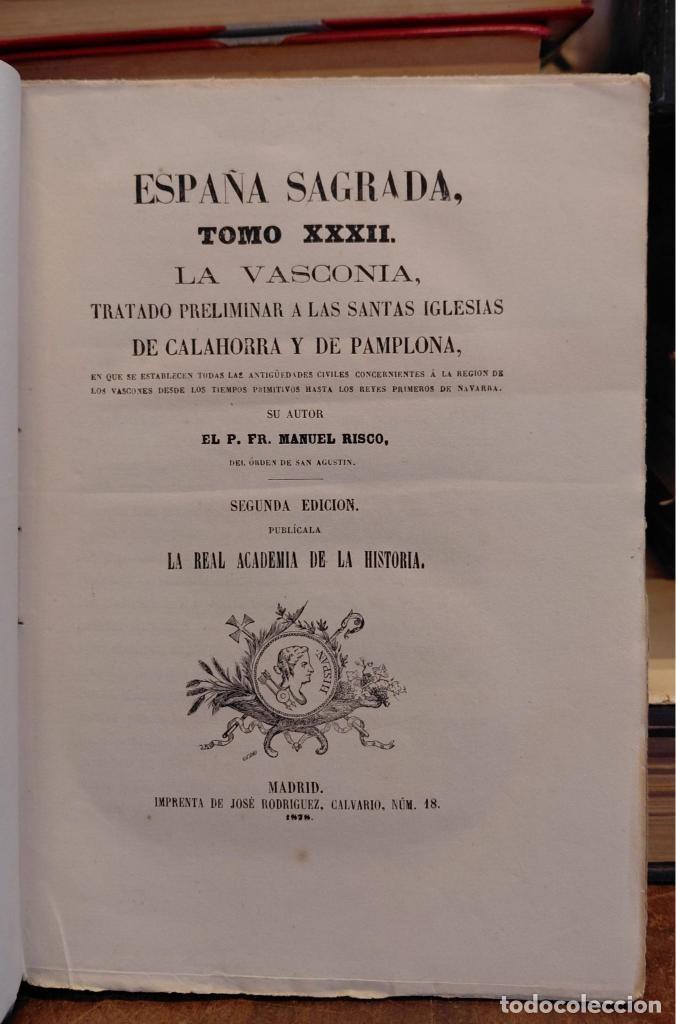 Libros: LA VASCONIA. TRATADO PRELIMINAR DE LAS SANTAS IGLESIAS DE CALAHORRA Y DE PAMPLONA, en que se estable