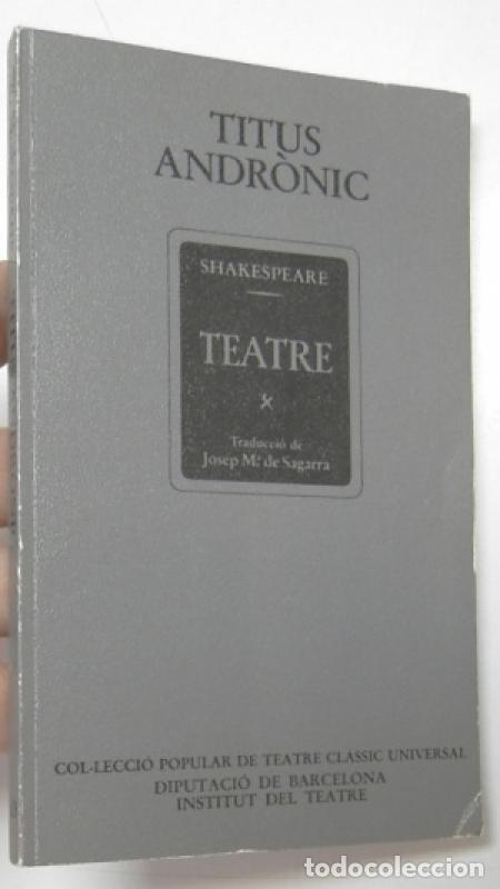 Libros: Titus andr&ograve;nic - Shakespeare, William