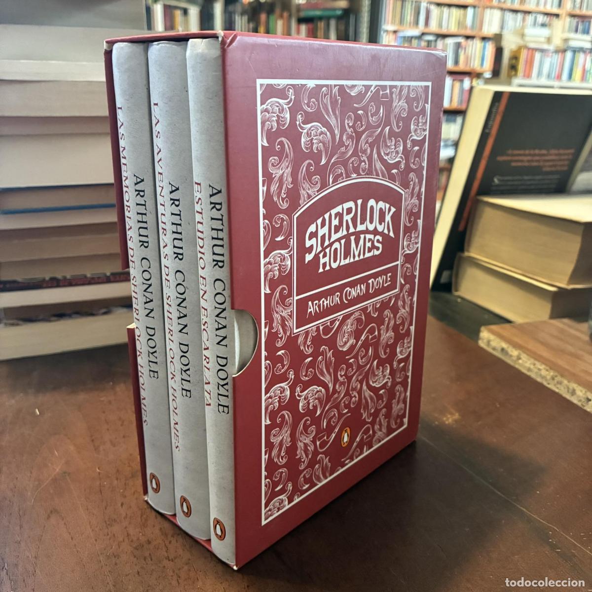 Libros: Estudio en escarlata. Las aventuras de Sherlock Holmes. Las memorias de Sherlock Holmes - Arthur Con