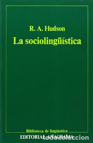 Libros: LA SOCIOLINGU&Iacute;STICA - Hudson,R.A. - Foto 1