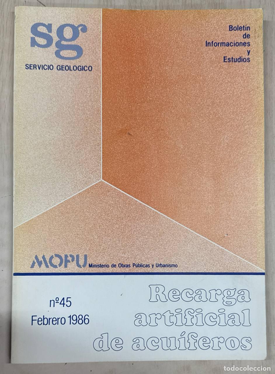 Livros em segunda m&atilde;o: RECARGA ARTIFICIAL DE ACU&Iacute;FEROS. N&Uacute;M. 45 FEBRERO 1986.