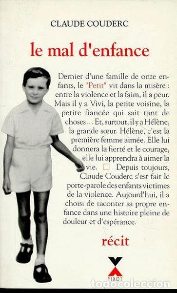 books: Le mal d'enfance- 9782876451360
