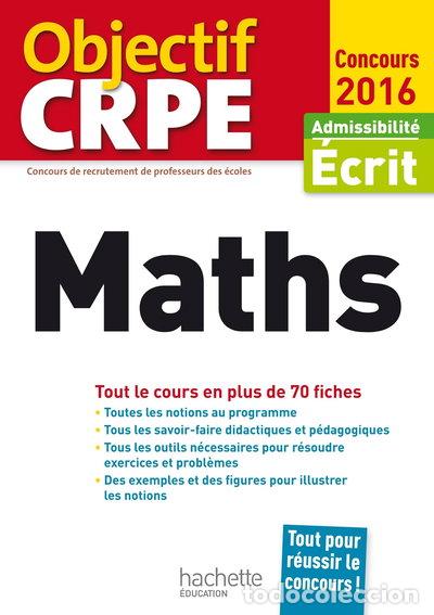 Libros: Maths: Admissibilit&eacute; &eacute;crit- 9782012708808