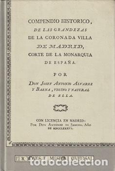 books: Compendio hist&oacute;rico, de las grandezas de la coronada villa de Madrid, Corte de la Monarqu&iacute;a de Espa&ntilde;