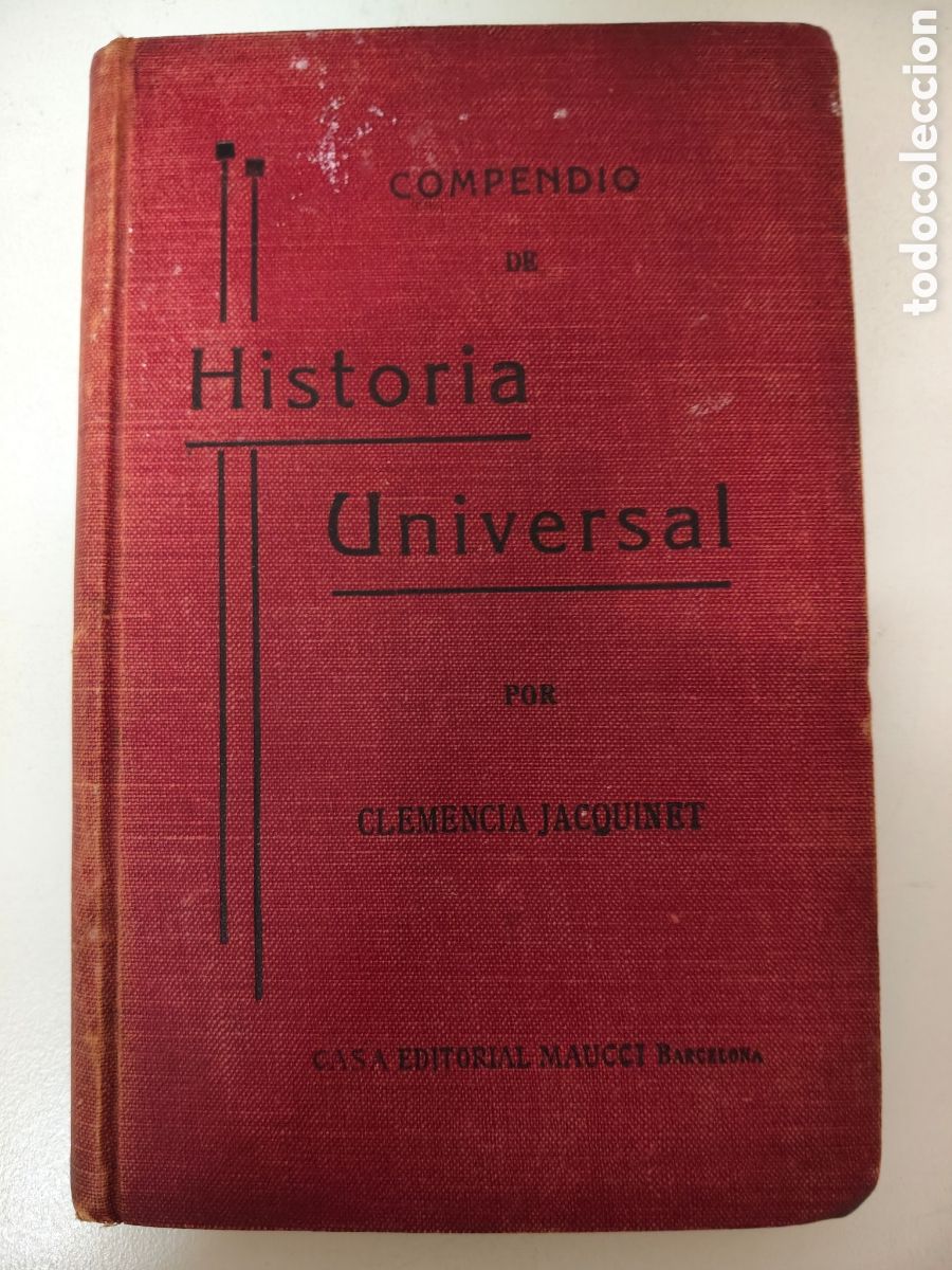Libros: Compendio de historia universal por clemencia Jacquinet